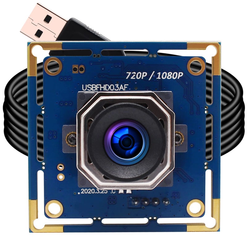 ELP USB Camera Module 100fps Autofocus 2megapixel usb with Camera 1080p FHD Industrial USB Camera 1080P 30fps USB Camera Module 720P 60fps USB Cameras - Image 1